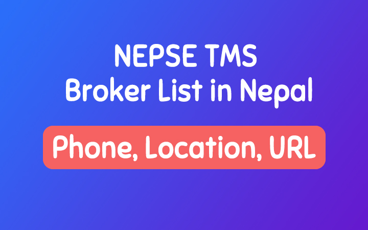 NEPSE TMS Broker List in Nepal