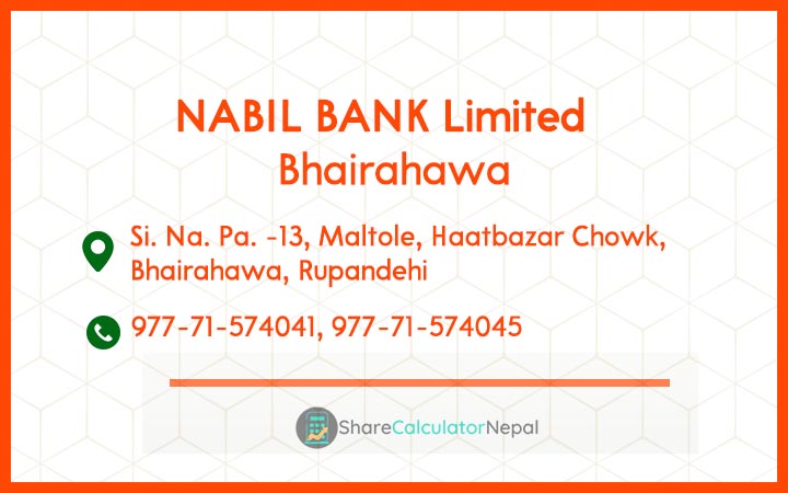 NABIL BANK Limited (NABIL) - Baglung