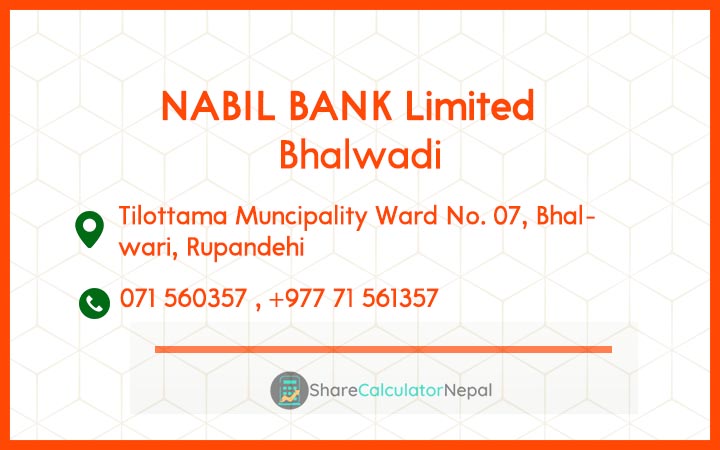 Nabil Bank Limited Bhalwadi
