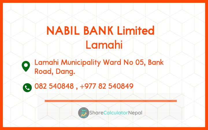 NABIL BANK Limited (NABIL) - Khokana