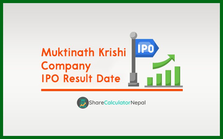 Muktinath Krishi Company IPO Result Date